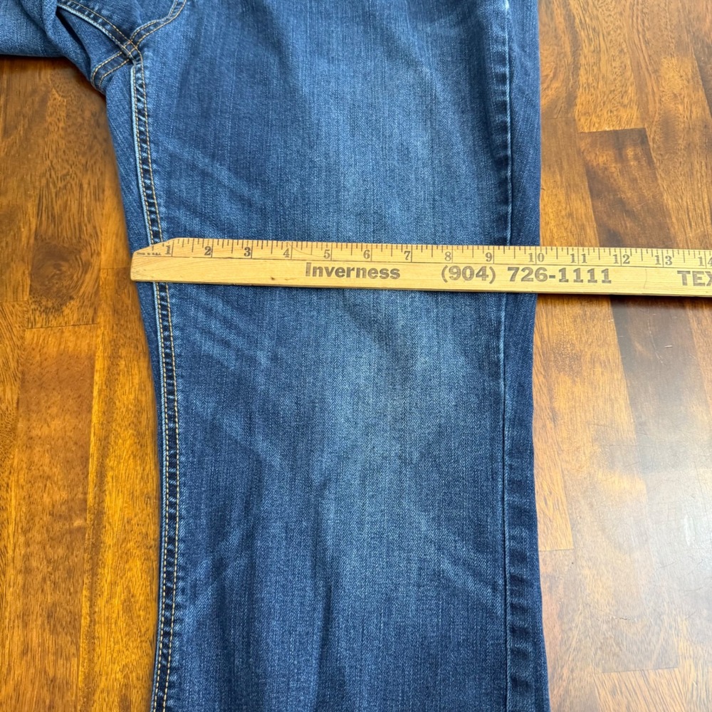 Mossimo Womens Curvy Bootcut Jeans Medium Wash Size 18S - Picture 11 of 11